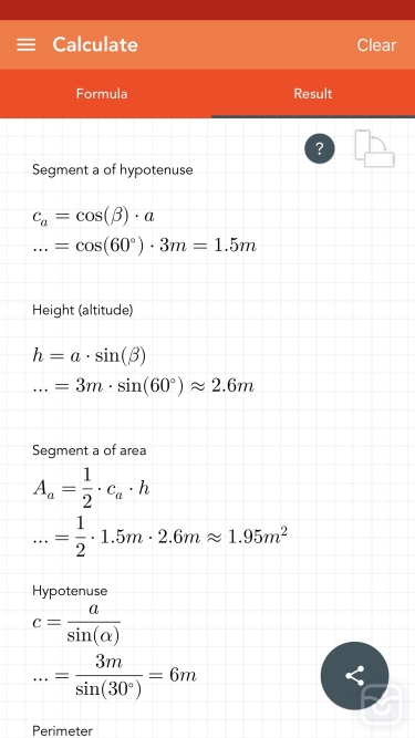 تصاویر Solve Right Triangle Pro