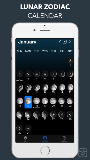 تصاویر Lunar Phase Widget