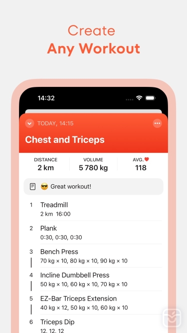 تصاویر Fitsession: Workout Journal ++