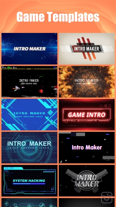 تصاویر  ++ Intro Maker- yt intro designer