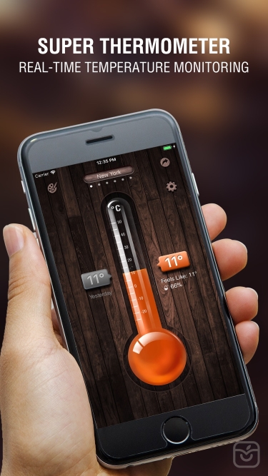 تصاویر Digital Thermometer app