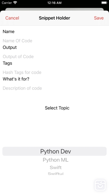 تصاویر Snippet Holder