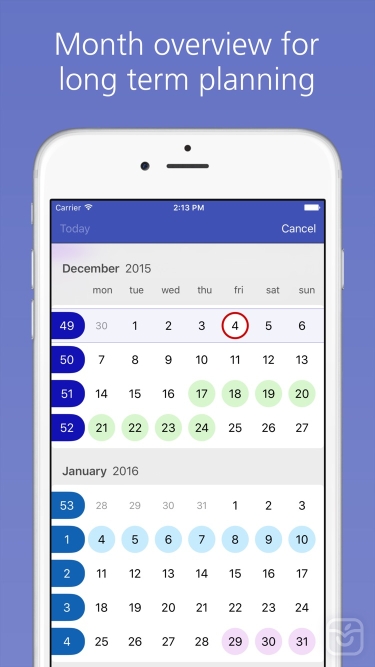 تصاویر Easy Calendar | $1.99