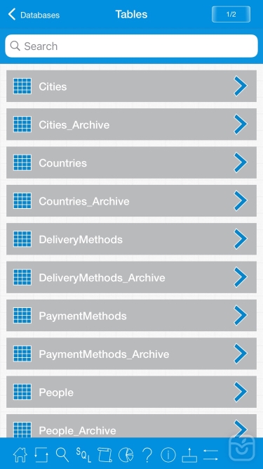 تصاویر SqlProg Database Query Studio