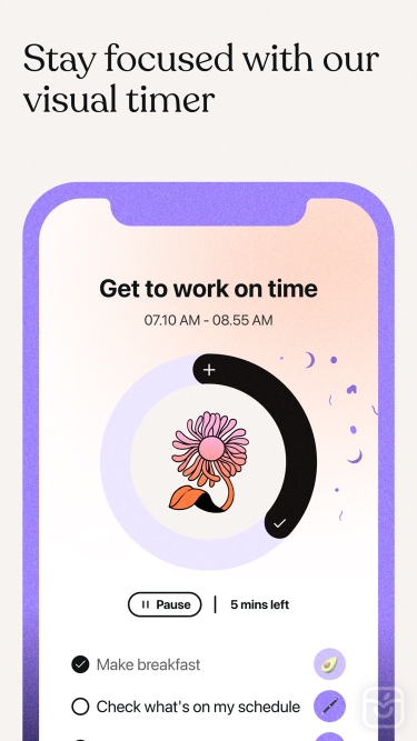 تصاویر Tiimo - Visual Daily Planner ++