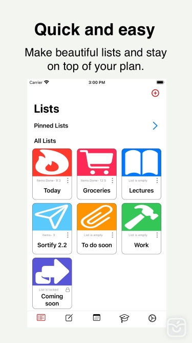 تصاویر Sortify: Pocket Planner