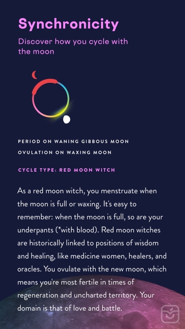 تصاویر Stardust Period Tracker