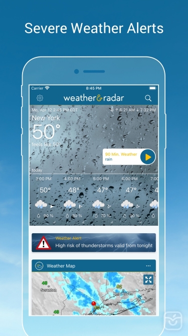 تصاویر Weather & Radar Pro