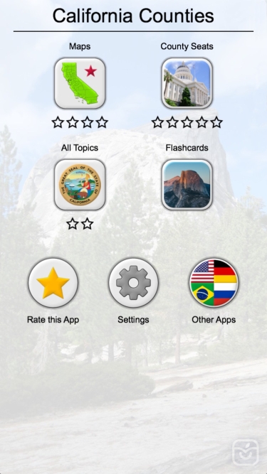 تصاویر California Counties - CA Quiz