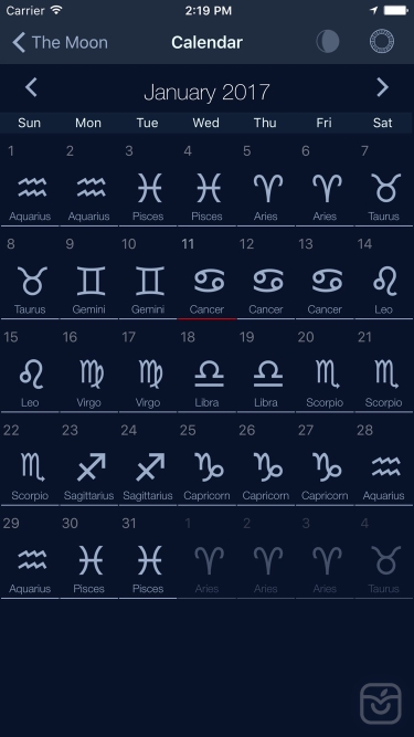 تصاویر The Moon: Calendar Moon Phases