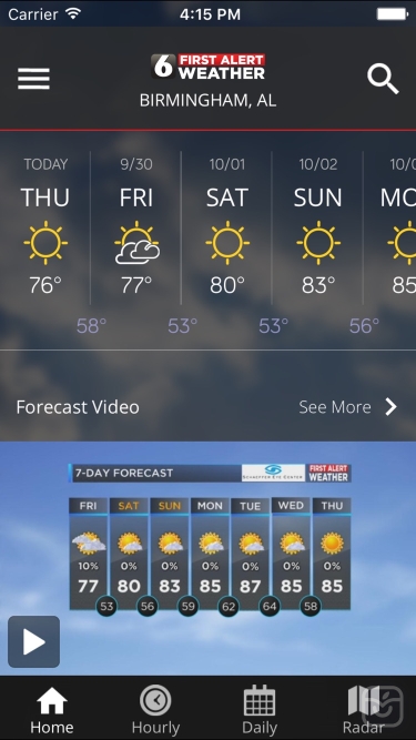 تصاویر WBRC First Alert Weather
