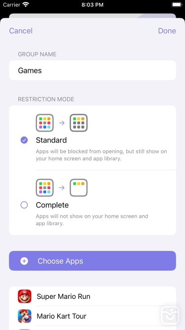 تصاویر Cape: Screen Time Master ++ | آنلاک‌شده