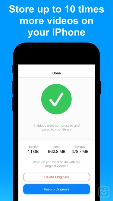 تصاویر Compress Videos & Resize Video ++