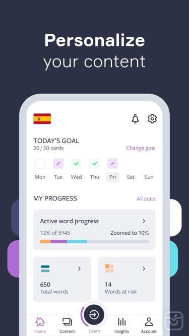 تصاویر Lingvist: Learn Languages Fast ++