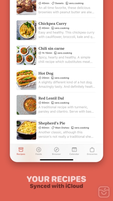 تصاویر Mela - Recipe Manager