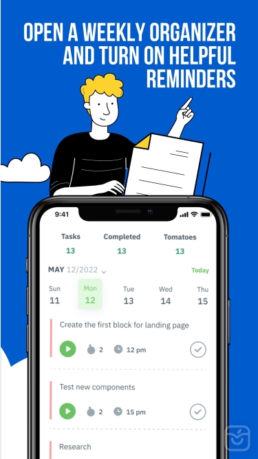 تصاویر Pomodoro Focus Timer & Planner