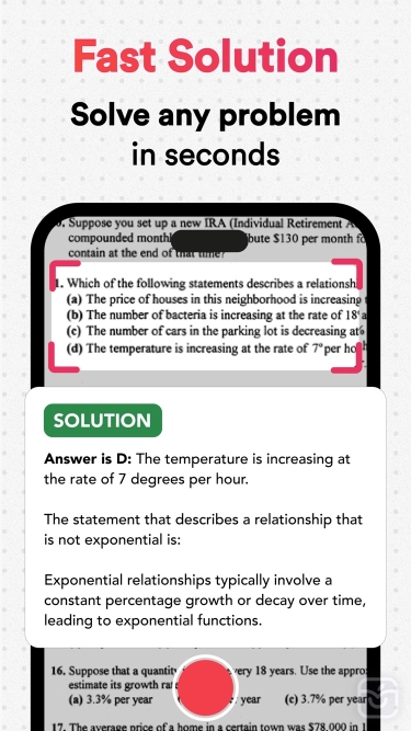 تصاویر AI Homework Helper・Math Solver ++