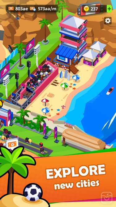 تصاویر Sports City Tycoon: Idle Game ++