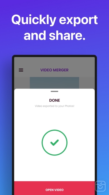 تصاویر Video Merger: Combine Videos ++