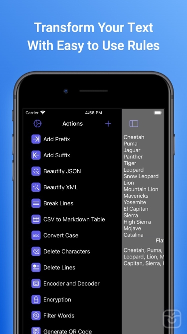 تصاویر Text Workflow: Text Processing ++