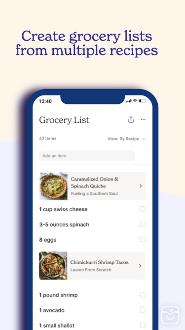 تصاویر Spillt: Recipe & Meal Plan App