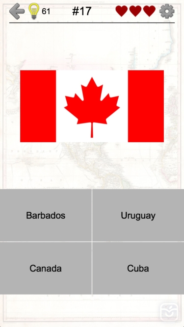 تصاویر American Countries and Caribbean: Flags, Maps Quiz