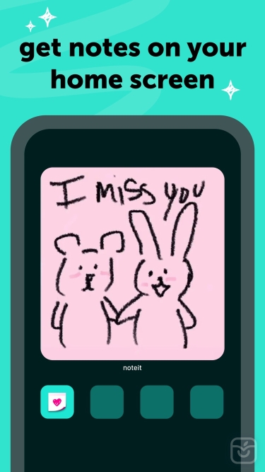 تصاویر noteit widget - get it now