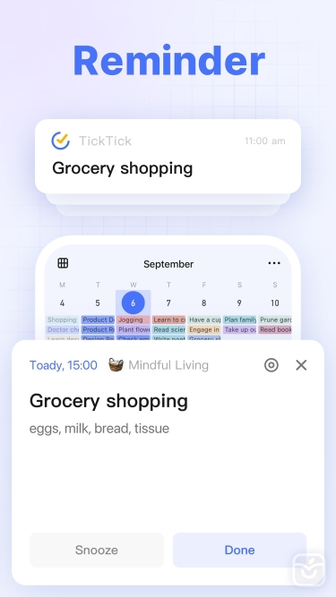 تصاویر TickTick:To-Do List & Calendar++| آنلاک شده