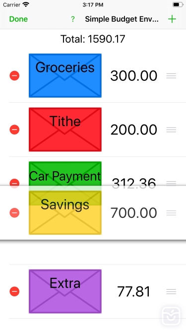 تصاویر Simple Budget Envelopes