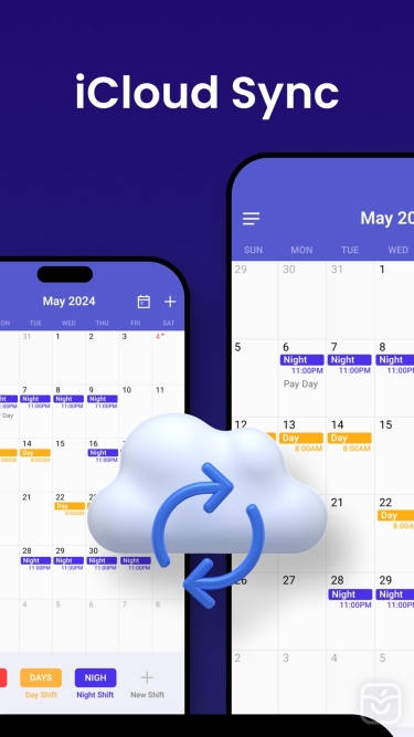 تصاویر Shift Days: Work Hour Calendar