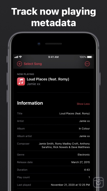 تصاویر Music Info — Song Metadata