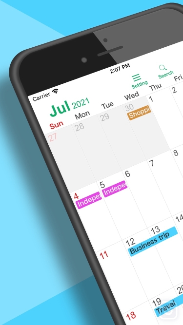 تصاویر Simple Calendar - SimpleCal