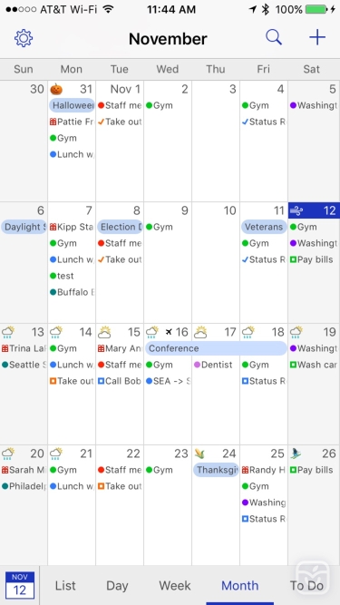 تصاویر BusyCal: Calendar & Todos