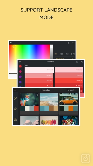تصاویر iPalettes - Color palettes 