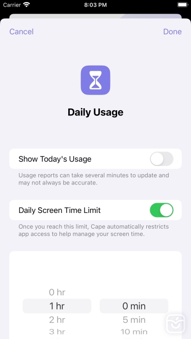 تصاویر Cape: Screen Time Master ++ | آنلاک‌شده
