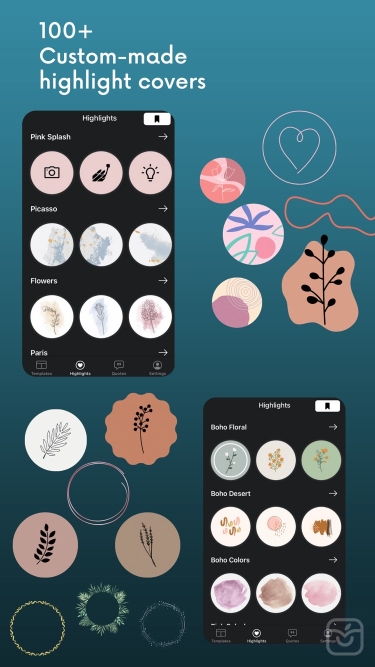 تصاویر Storia - IG Story Templates