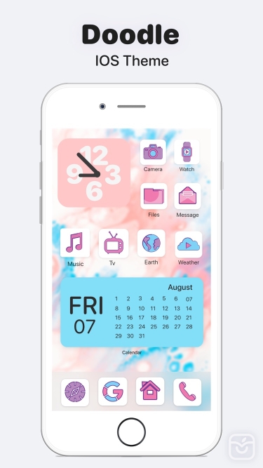 تصاویر Colorful Widget go home screen