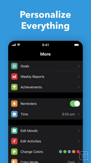 تصاویر Daylio Journal