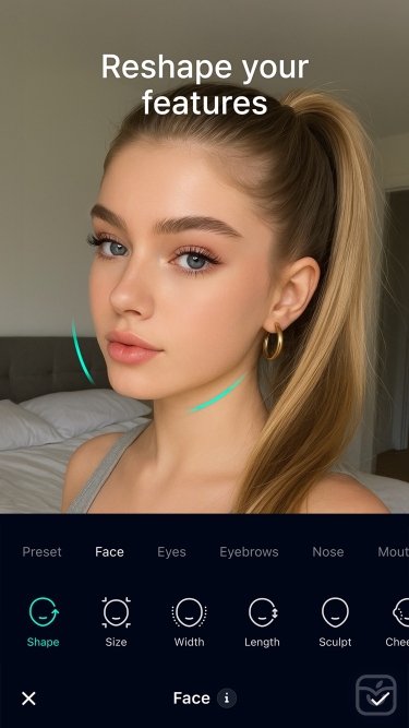 Editor دانلود اپلیکیشن GlowUp - Photo Editor++ برای آیفون | آی اپس - اپ استور ...