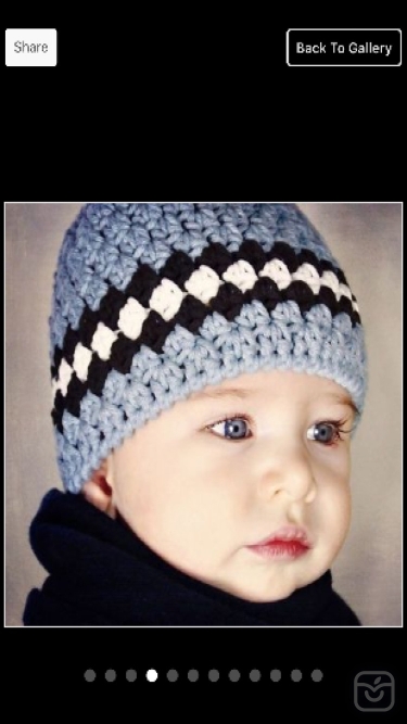 تصاویر Crochet Baby Hat Patterns