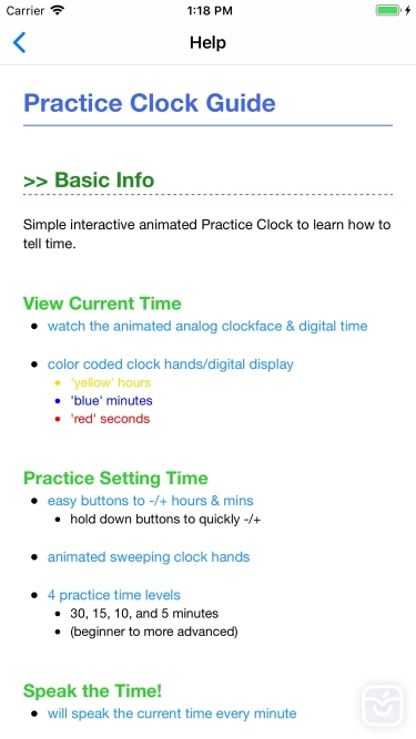 تصاویر Practice Clock - Speak Time!