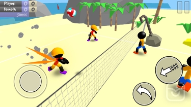 تصاویر Stickman Beach Volleyball