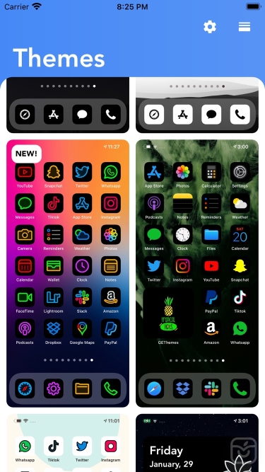 تصاویر Themes - Icons App & Widget