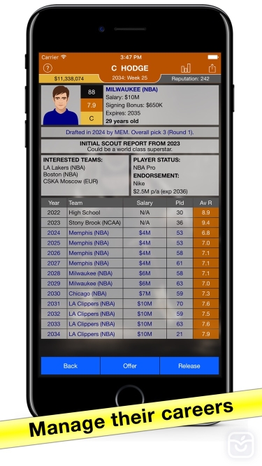 تصاویر Basketball Agent: Manager Sim