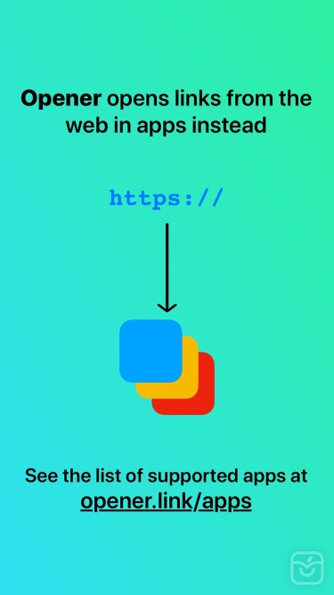 تصاویر Opener ‒ open links in apps ++