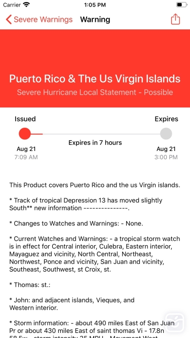 تصاویر My Hurricane Tracker & Alerts