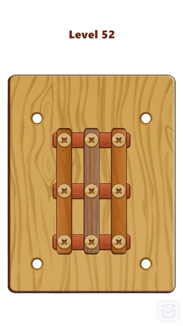 تصاویر Wood Nuts & Bolts Puzzle ++