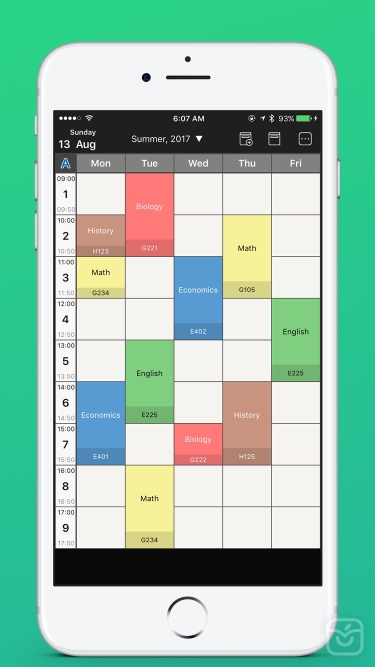 تصاویر Handy Timetable ++