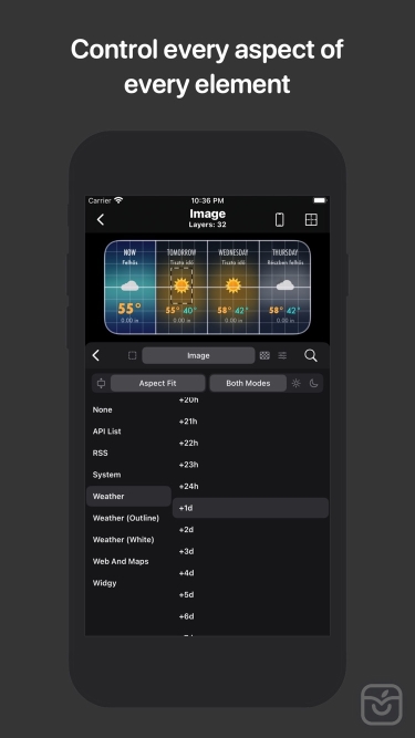 تصاویر Widgy Widgets ++