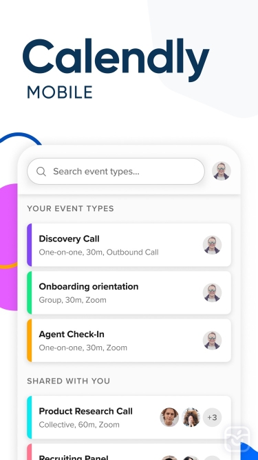 تصاویر Calendly Mobile